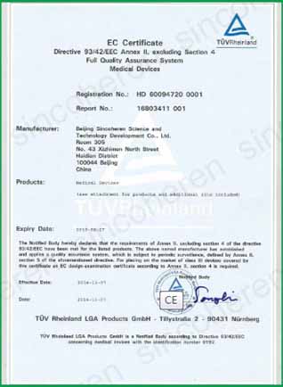 EC certifikat
